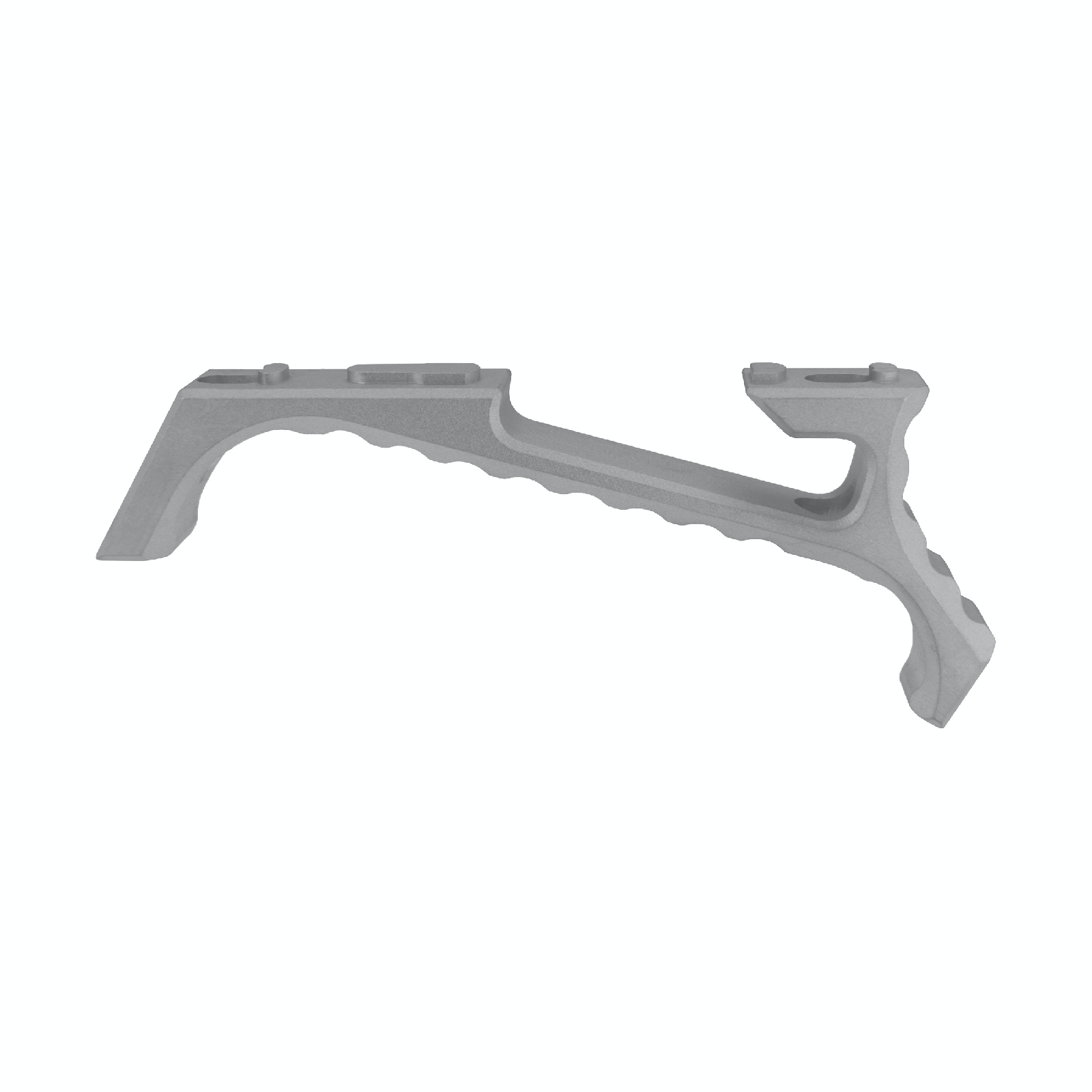 JJ airsoft VP23 Tactical Angled Grip, M-LOK & keymod, Sølv 1