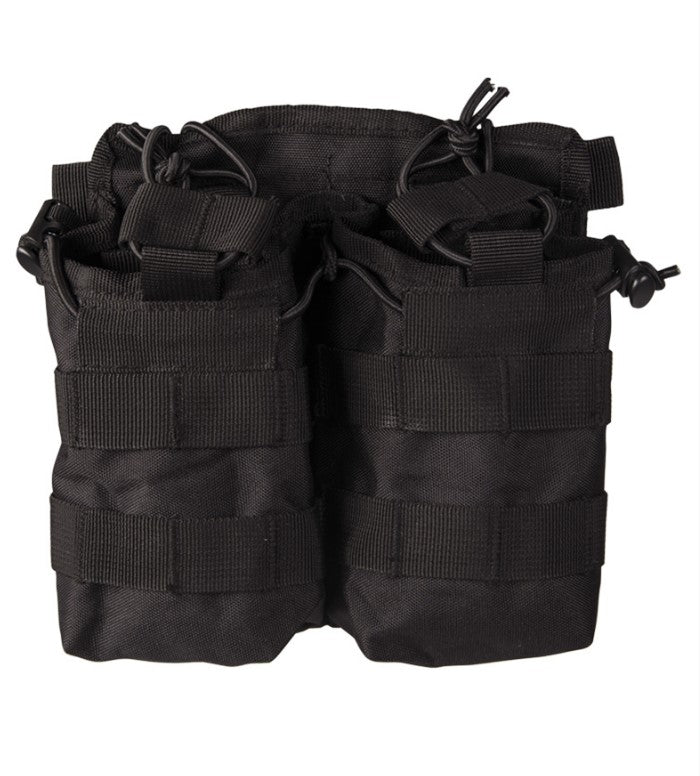 Molle, Pouch, til 4 stk gevær magasiner, Sort 1