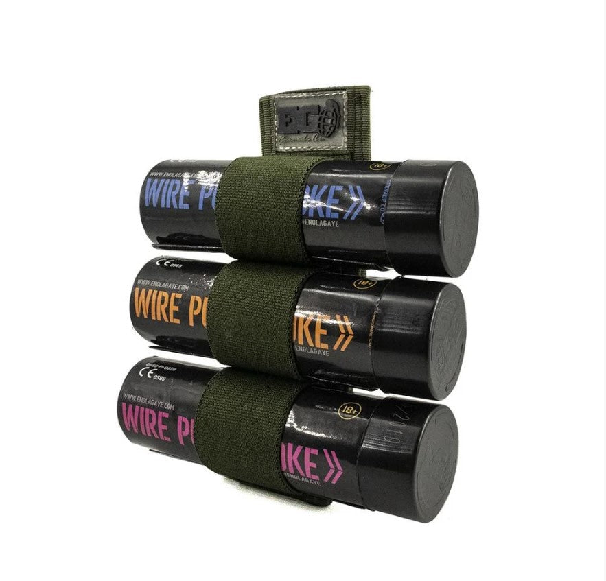 Enola Gaye Molle Pouch til 3 WP40/TP40/Flash 1.0. Oliven 1