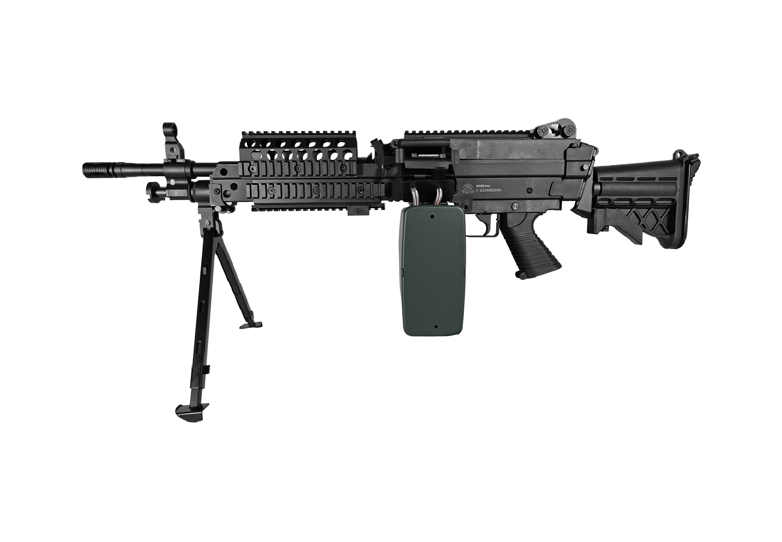 Cybergun - FN MK46, Mosfet, Sort 1