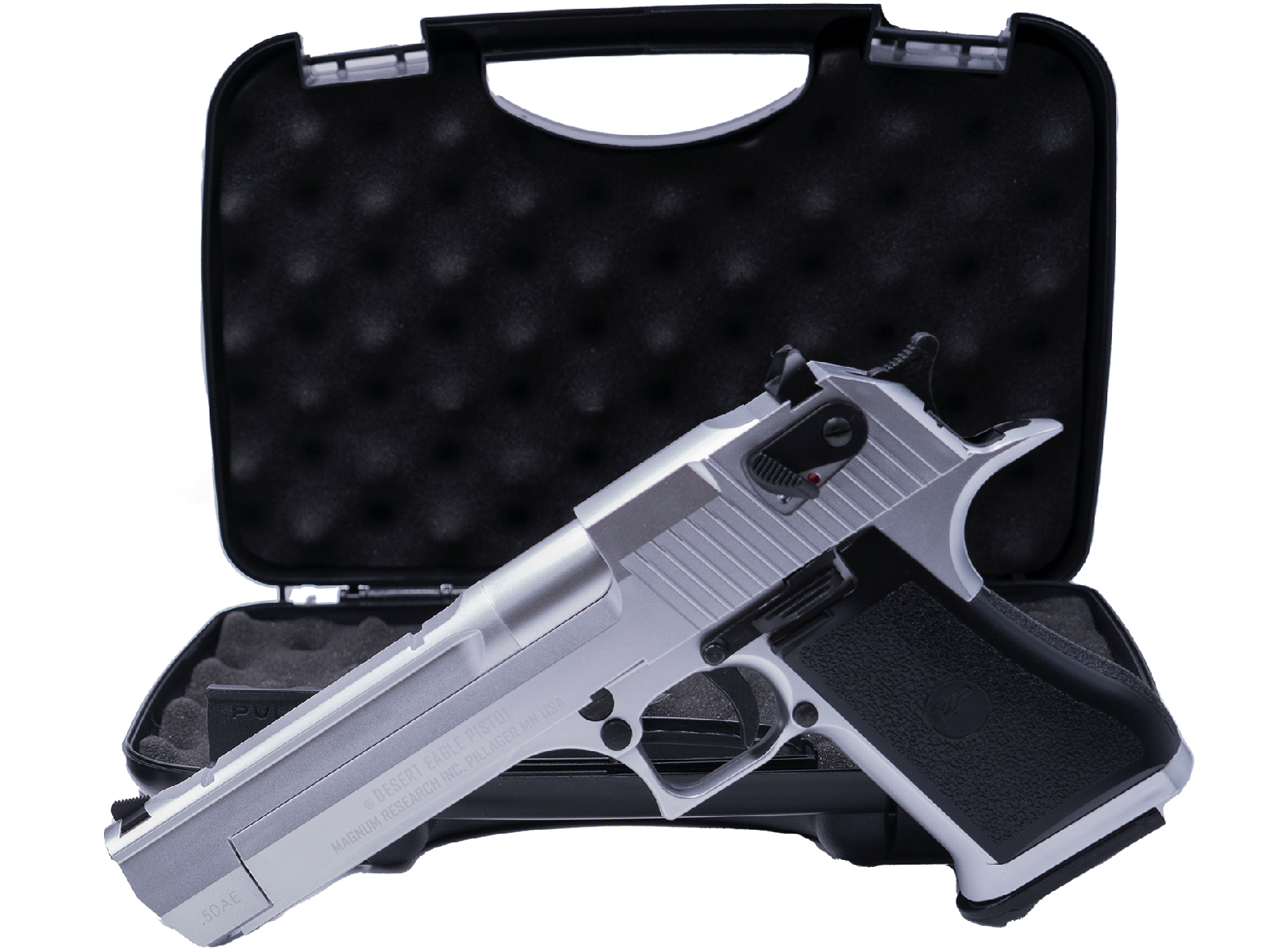 Desert Eagle .50 AE, Sølv, m/Kuffert GBB - Gas 1