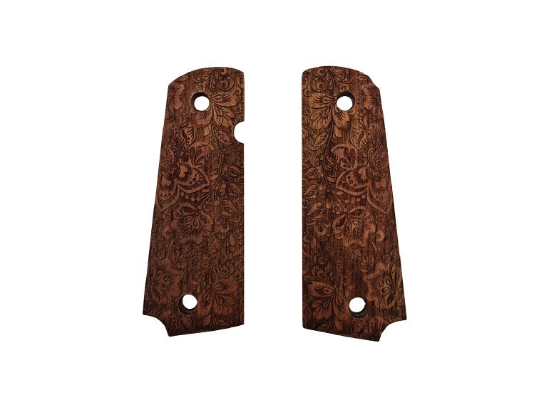 Grebsskaller til 1911 modeller, ægte valnøddetræ, Blomst 1