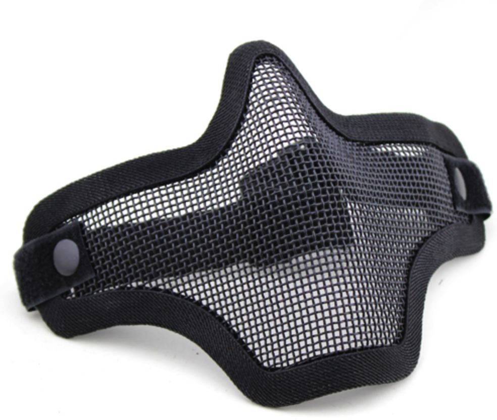 Ansigts beskytter, Mask Lower Face, Sort 1