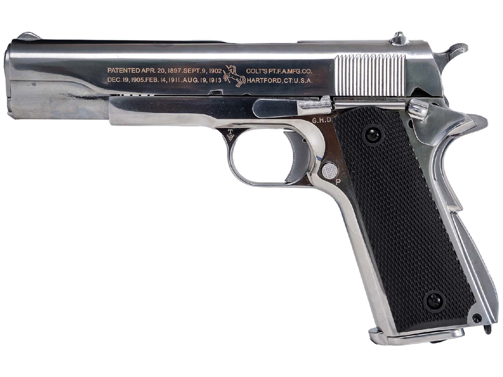 Cybergun - Colt 1911 A1 Co2 Sølv, GBB - Co2 1