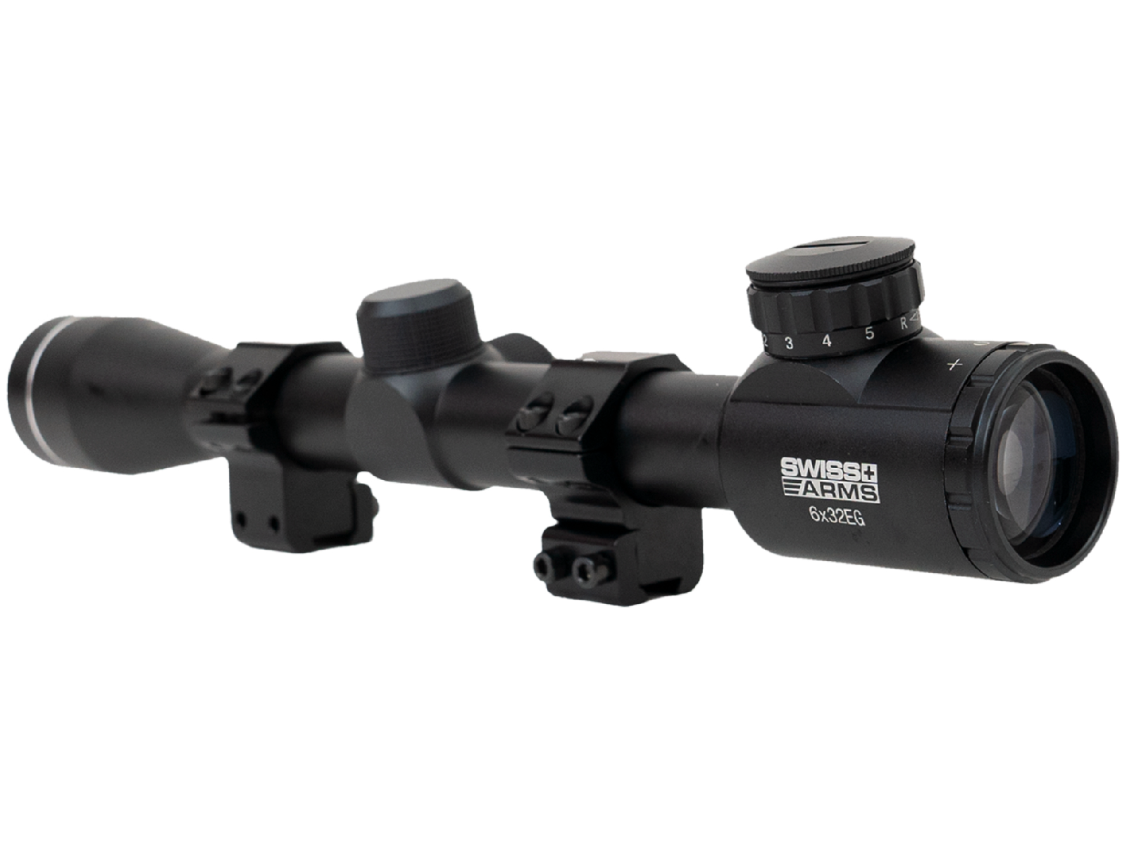 Swiss Arms - Kikkertsigte 6 x 32EG med oplyst kryds Inkl 11mm 2