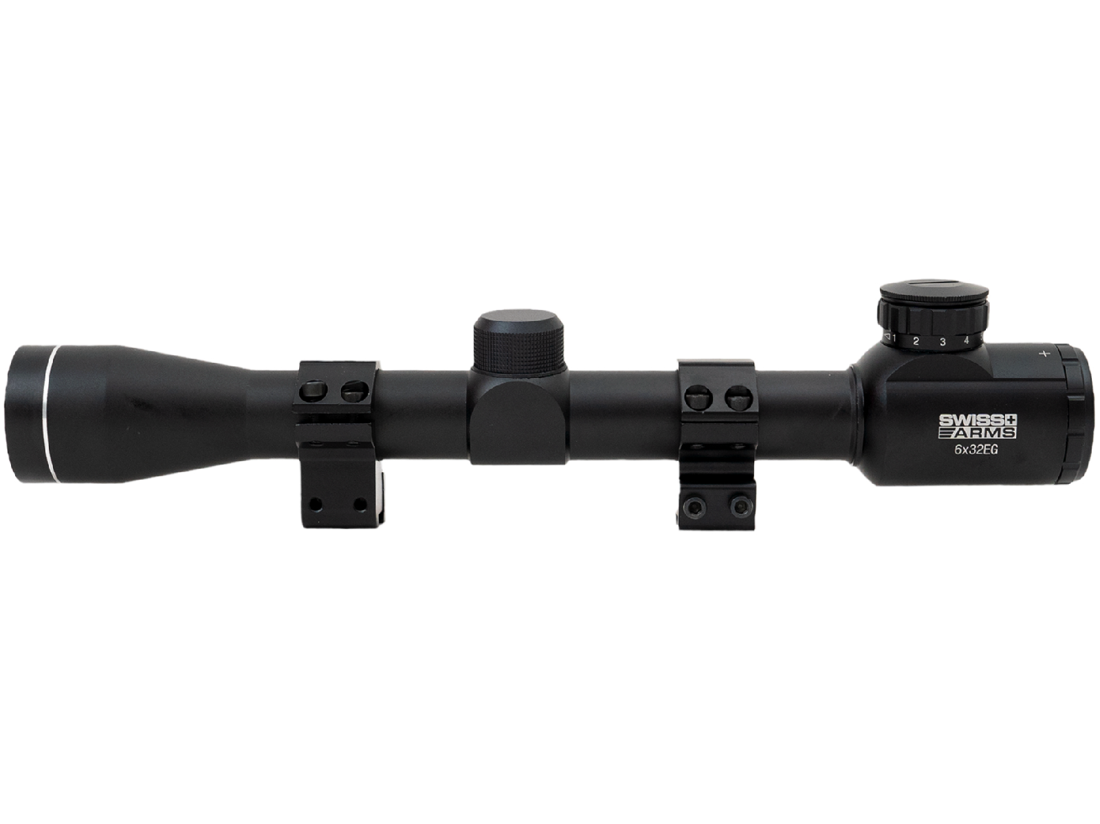 Swiss Arms - Kikkertsigte 6 x 32EG med oplyst kryds Inkl 11mm 1