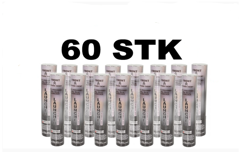 TILBUD - 60 stk Engangs Granatkaster med 300 BIO kugler 1