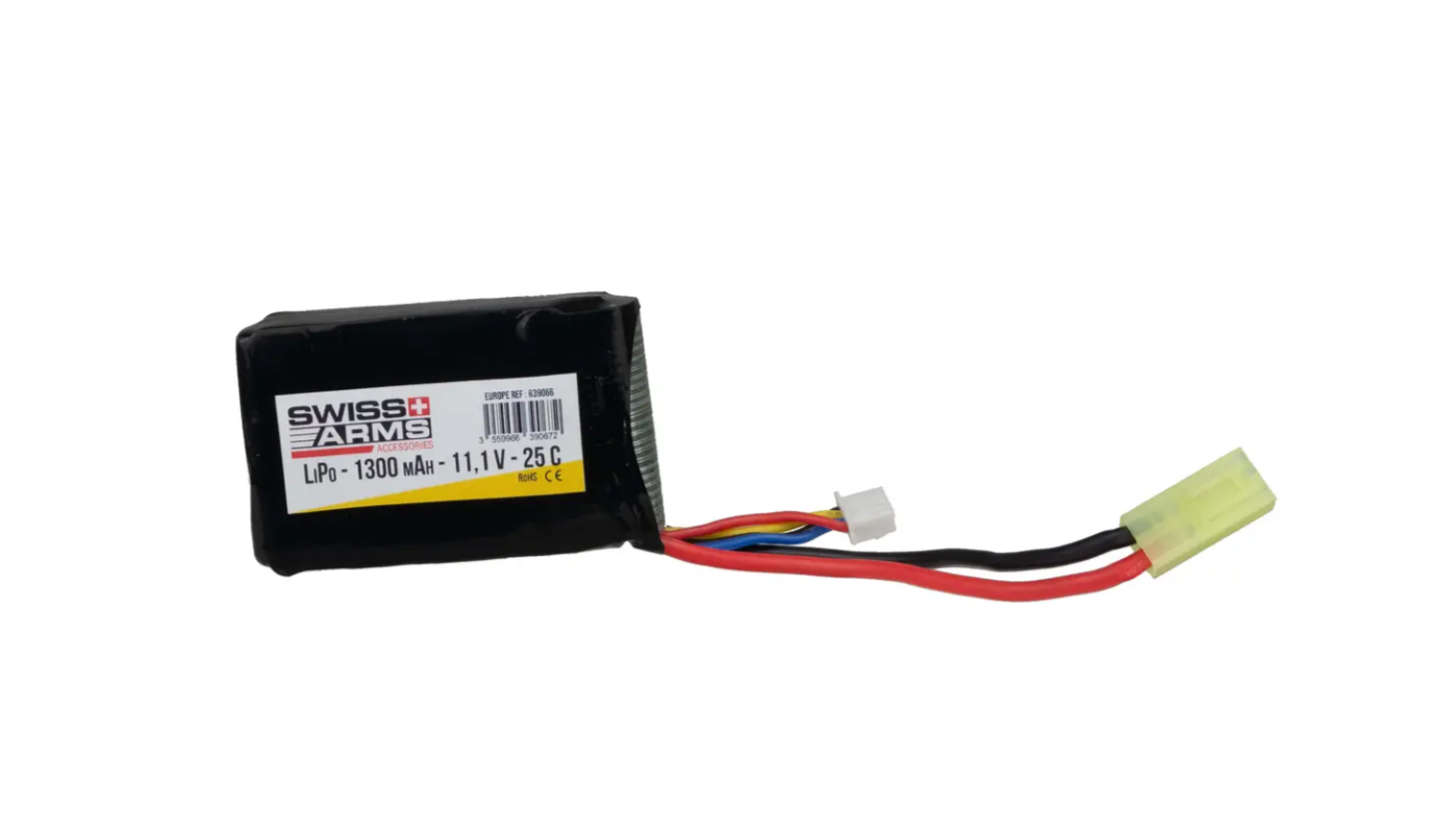 Li-Po 11,1V 1300mAh, 25C, Batteri 1