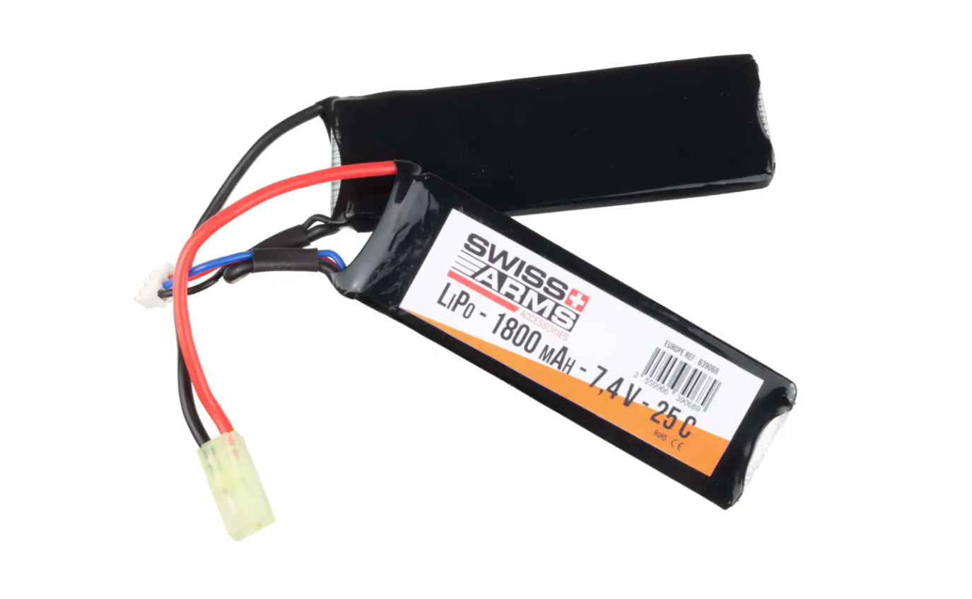 Li-Po 7,4V 1800mAh, 25C, Batteri 1