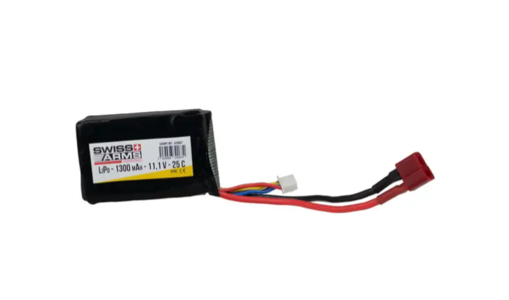 Li-Po 11,1V 1300mAh, 25C, Dean, Batteri 1