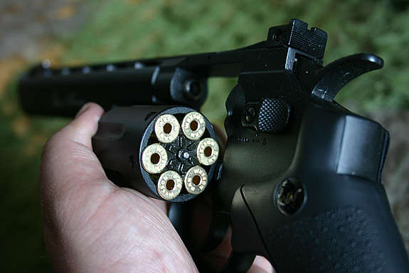 ASG - Dan Wesson 8 Revolver Sort, Low power version, GNB - Co2 5