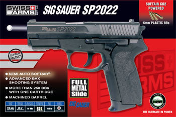 Cybergun - Sig Sauer SP2022, Med metal slæde, GNB - Co2 1