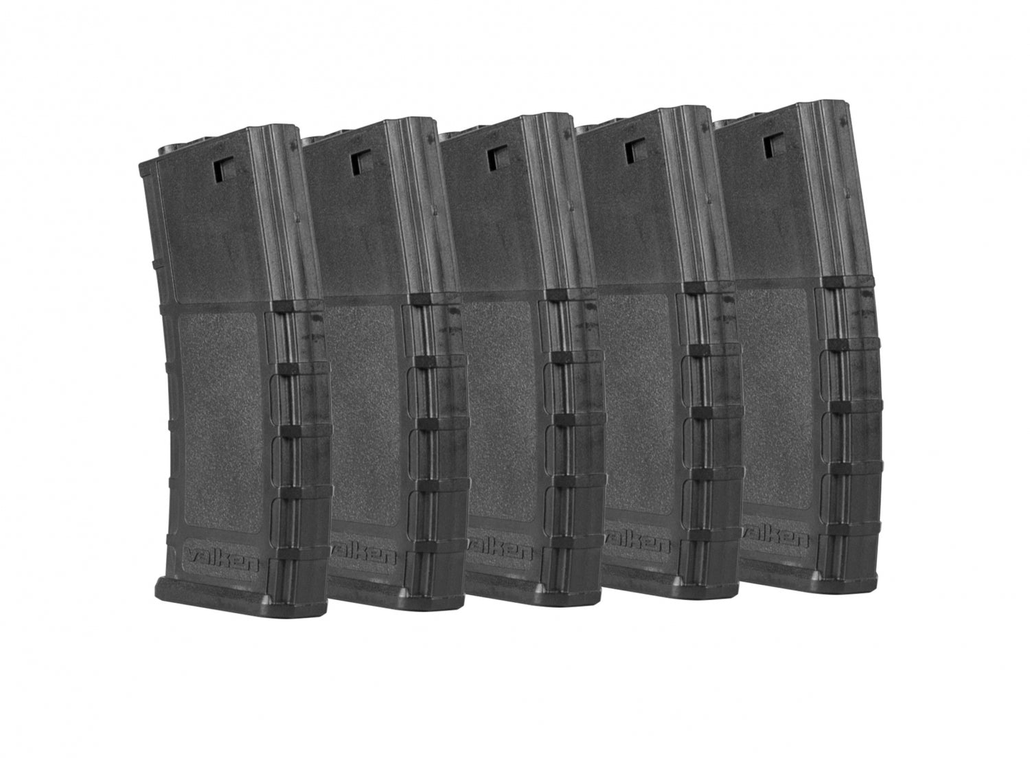 M4/M15/16, 140 skuds MidCap magasin i polymer plast, 5 stk, Sort. 1