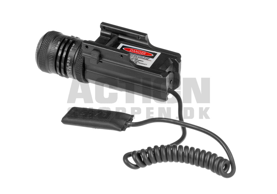 Rød laser incl. montage. 2