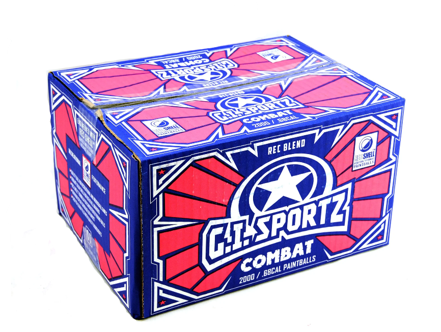 Paintballkugler CAL 68" 500 Stk . Blå kugle (Orange fyld)ca 1