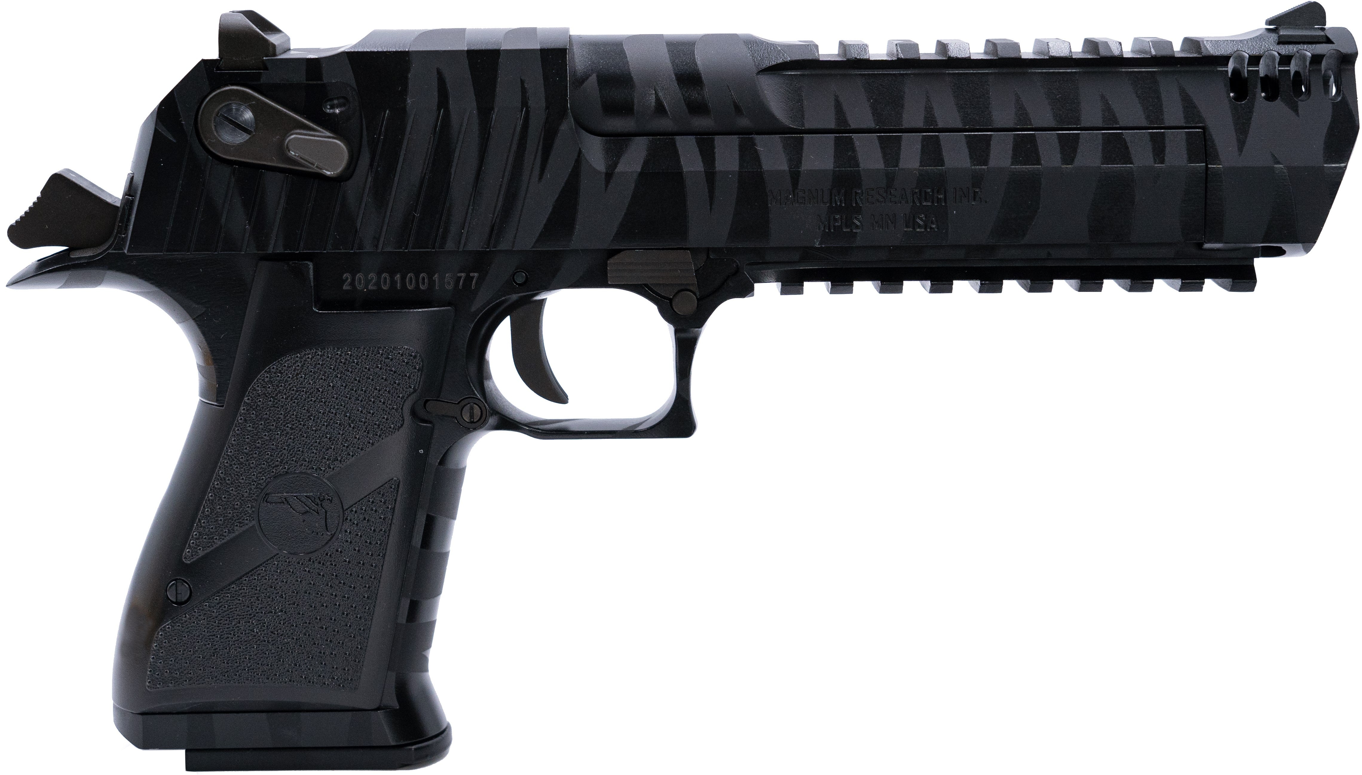Cybergun - Desert Eagle L6 Tiger Stripes, Sort, GBB - Gas 2