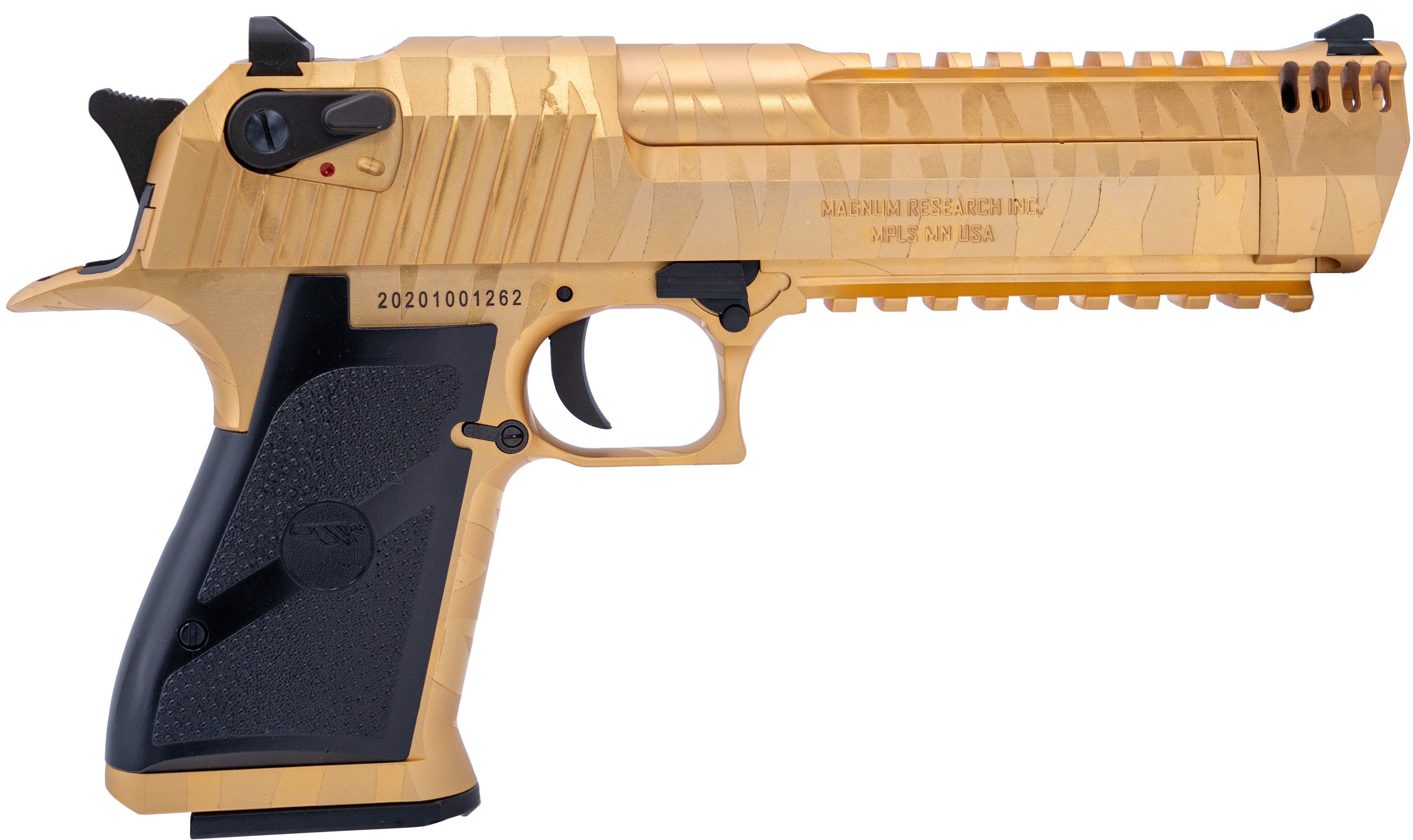 Cybergun - Desert Eagle L6 Tiger Stripes, guld, GBB - Gas 2