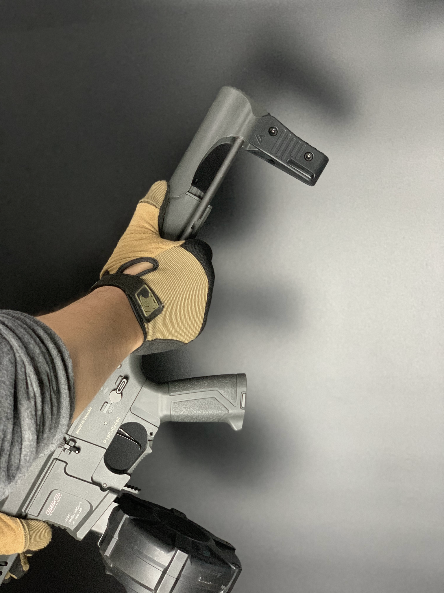 Airtech Studios - Stock-Butt Extension G&G ARP9 & 556 Series GOS-V5 Series, sort 8