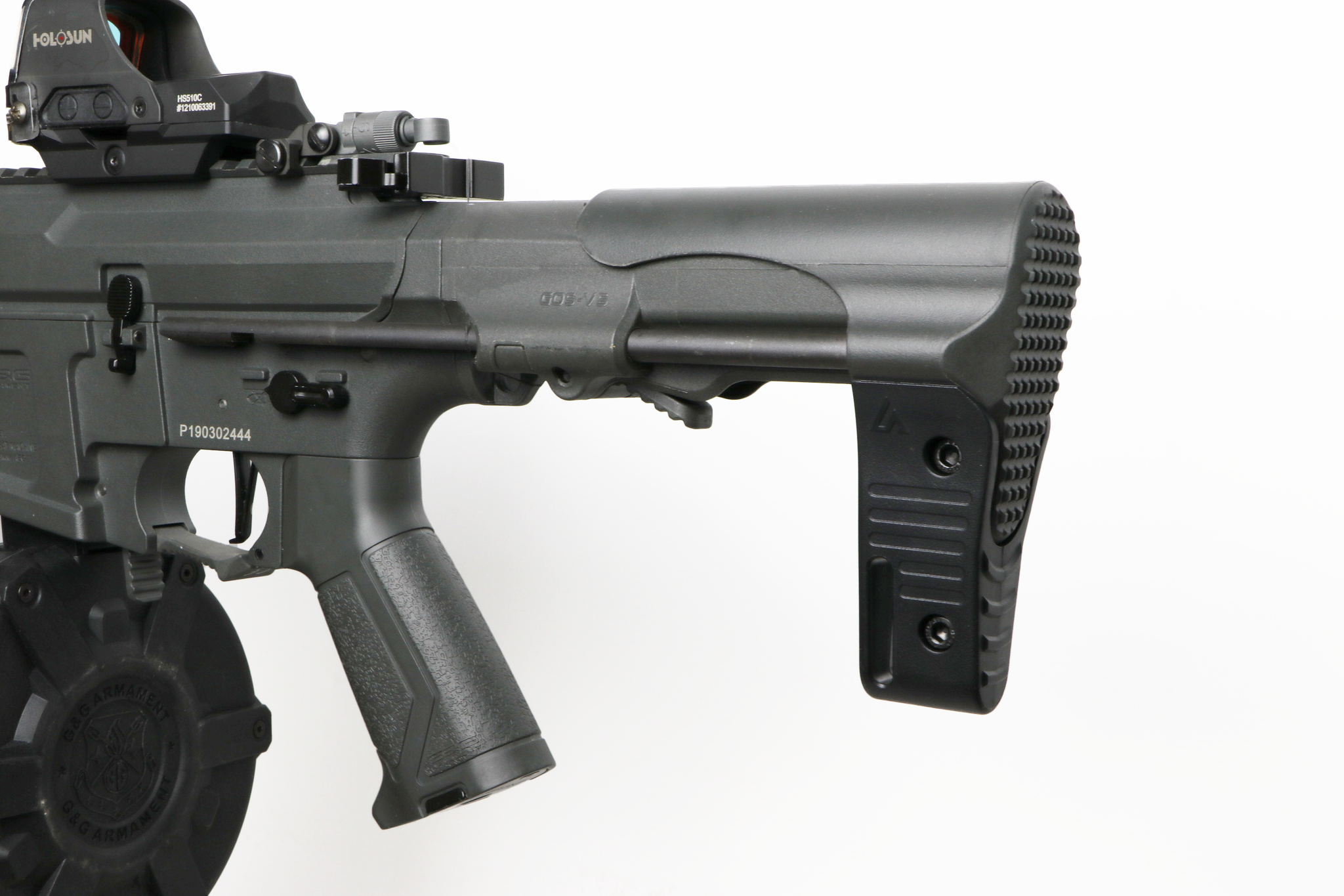 Airtech Studios - Stock-Butt Extension G&G ARP9 & 556 Series GOS-V5 Series, sort 10