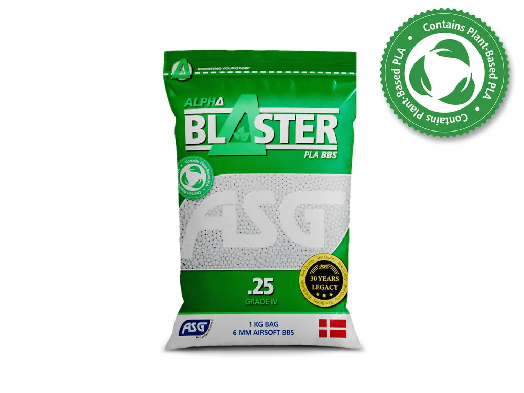 Bio Alpha Blaster PLA - 0,25 Gram 4000 stk. Hvid 1