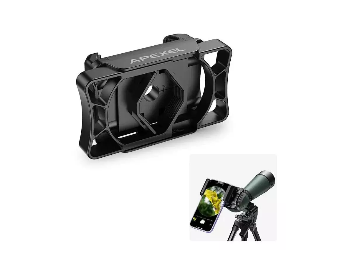 Apexel Universal Smartphone fotoadapter til håndkikkert (APL-F002) 1