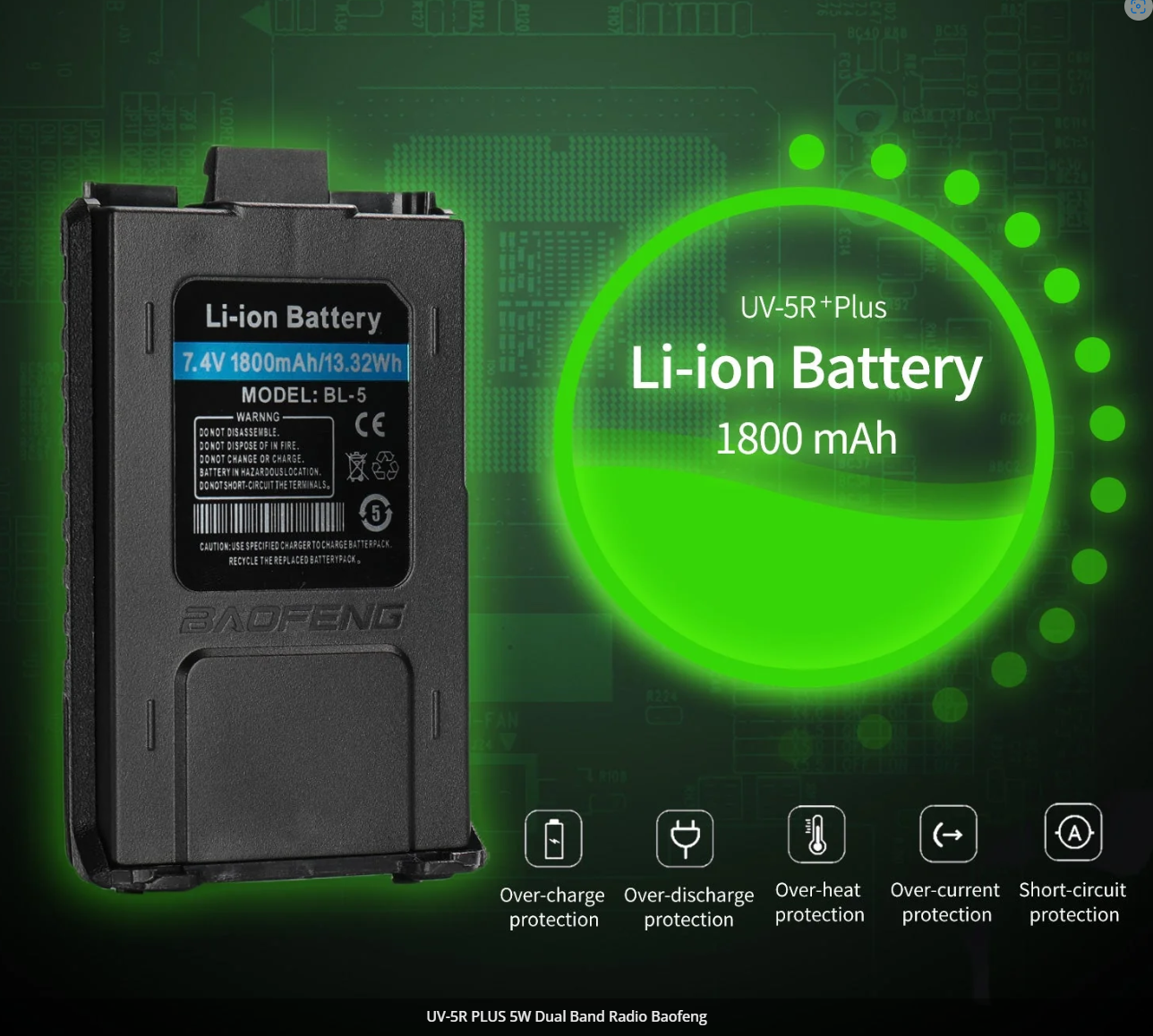 Baofeng Radio UV-5R+Plus Dual Band 5