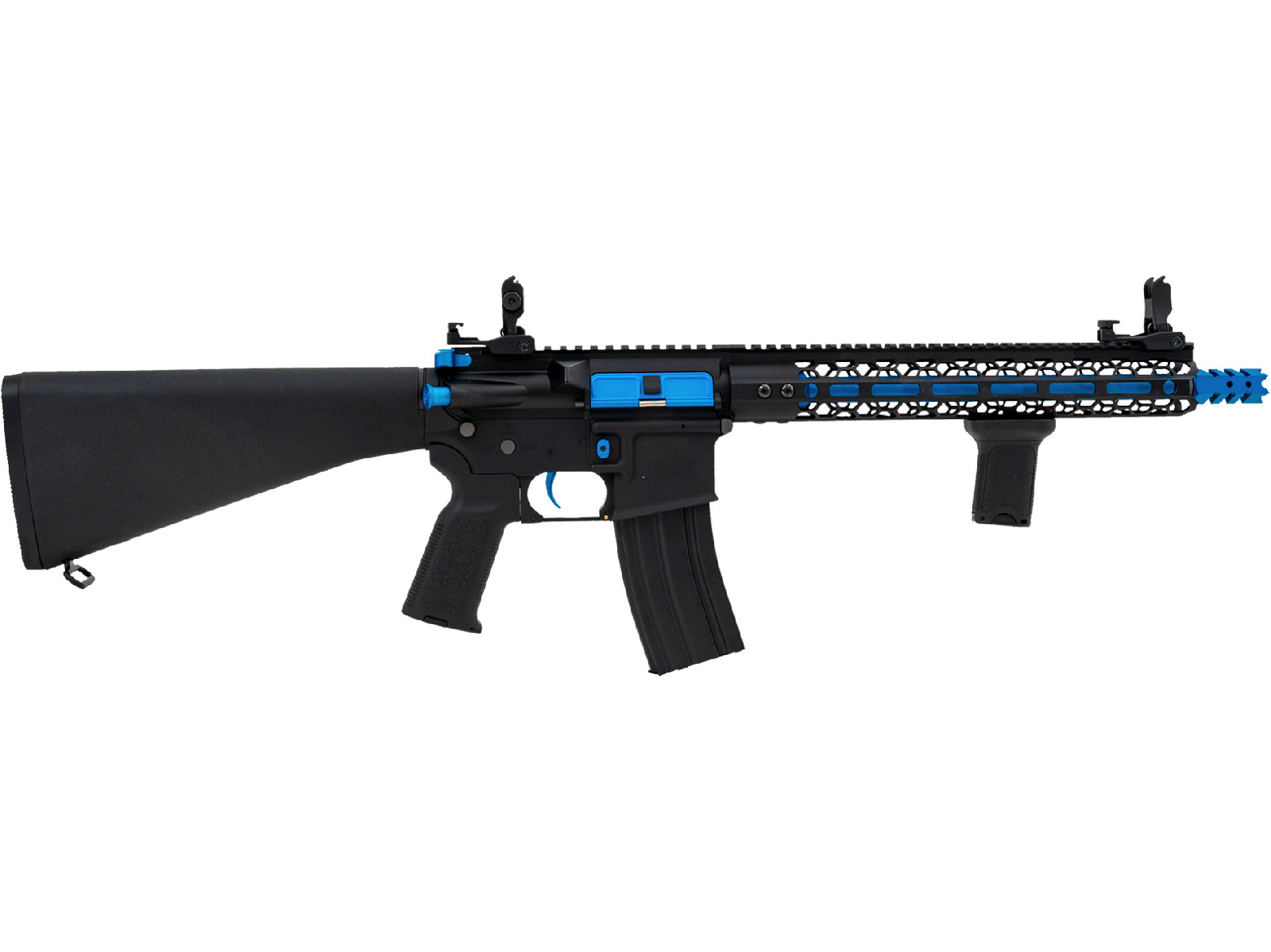 Cybergun - Colt M4 Lima, Full metal, Sort/Blå 1