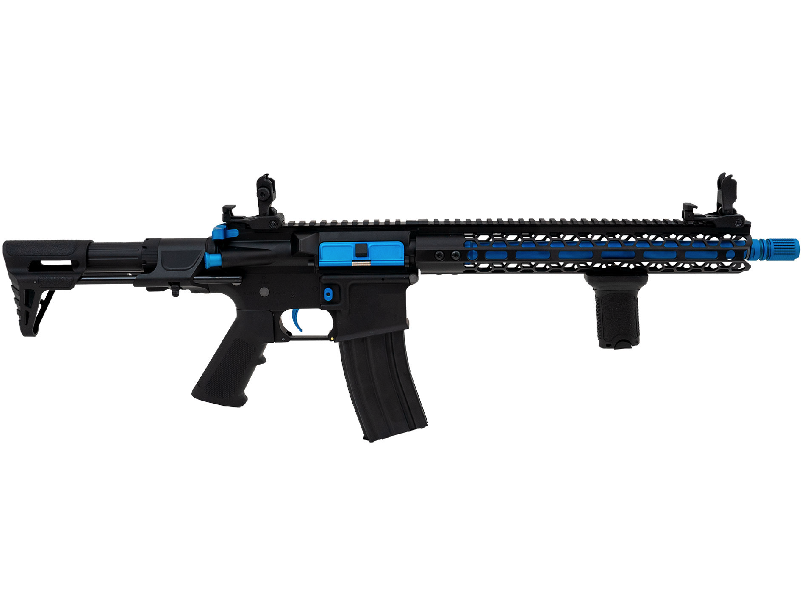 Cybergun - Colt M4 Mike, Full metal, Sort/Blå 2