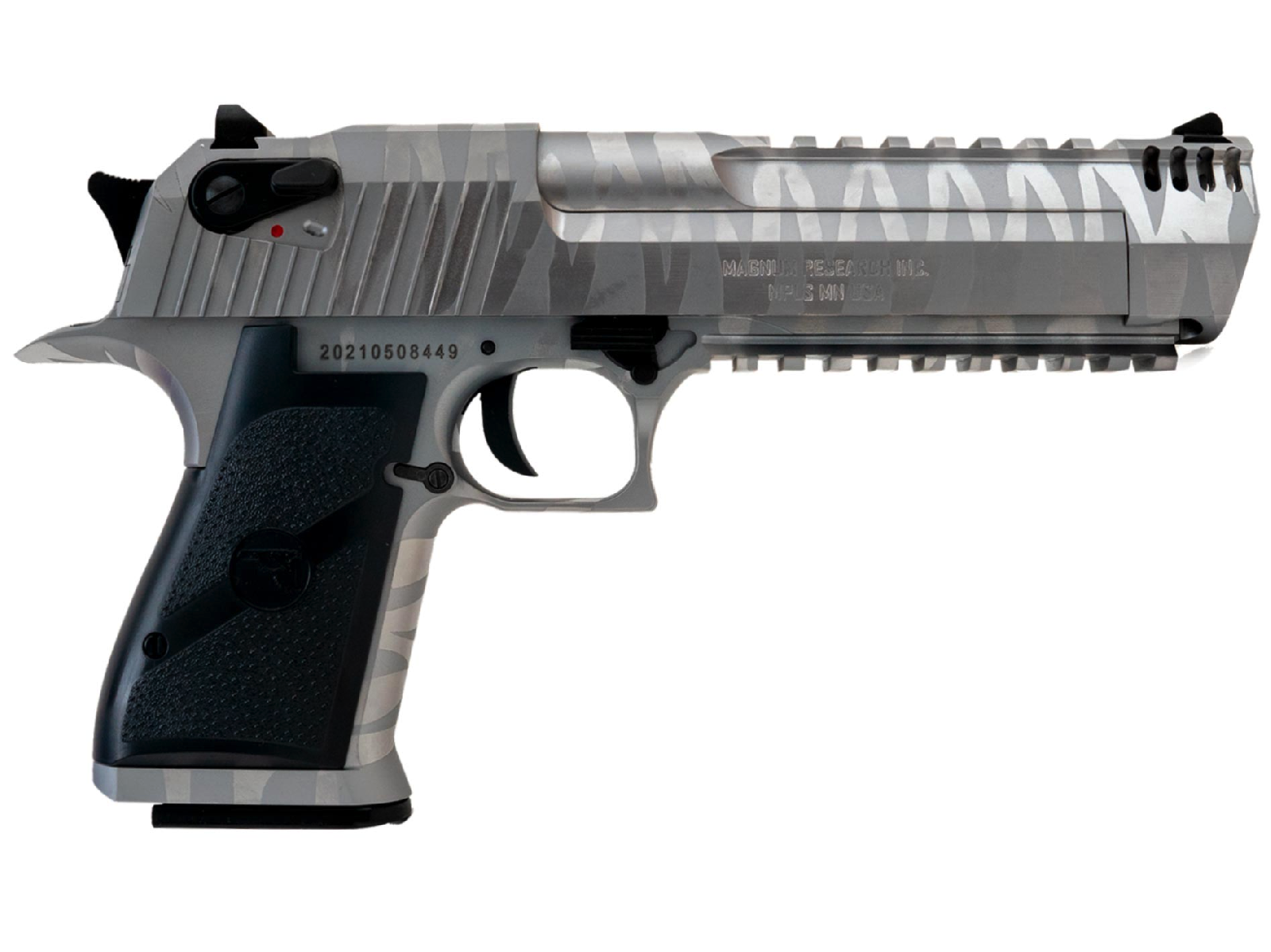 Cybergun - Desert Eagle L6 Tiger Stripes, Sølv, GBB - Gas 2