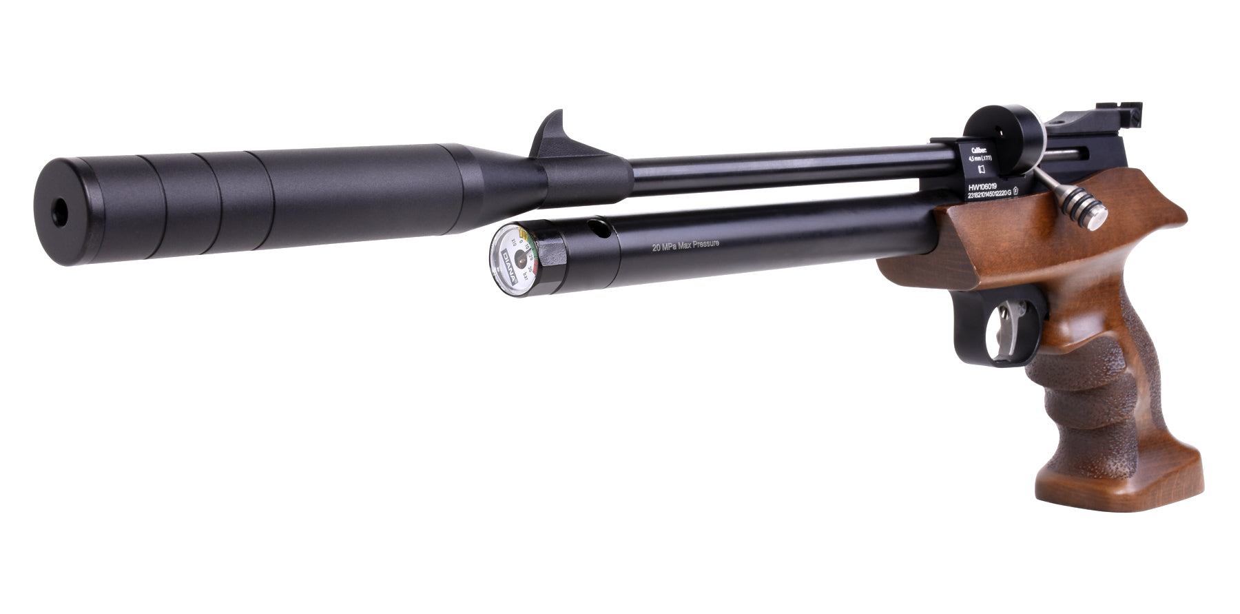 Diana Bandit pistol PCP, Træ skæfte, 4,5mm (Cal.177) 2