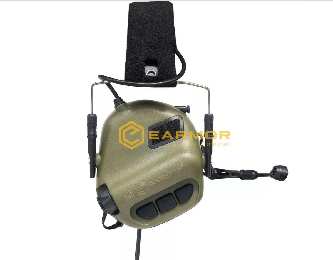 EARMOR - headset Protector "M32 MOD3" Grøn 1