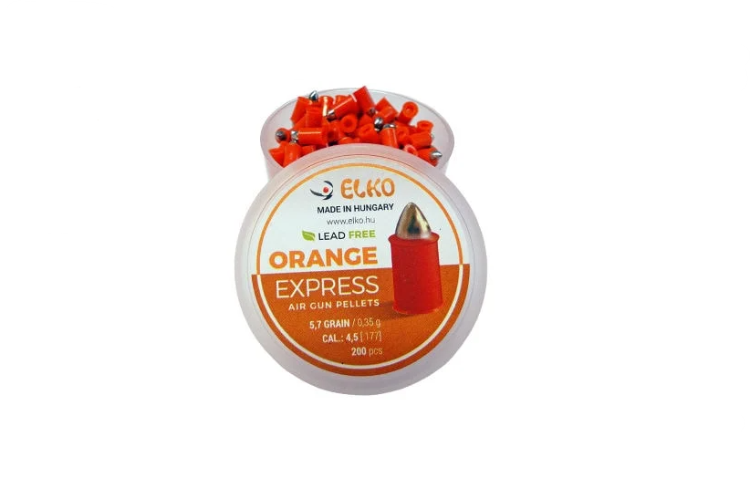 Elko Hagl Orange Blyfri 200 Stk. 4,5mm(Cal.177) 1