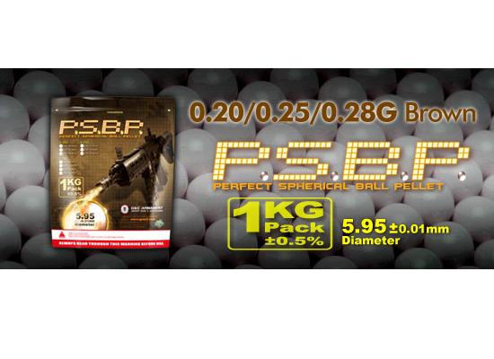 G&G - 0,25 Gram 4000 stk. P.S.B.P. Brun 1