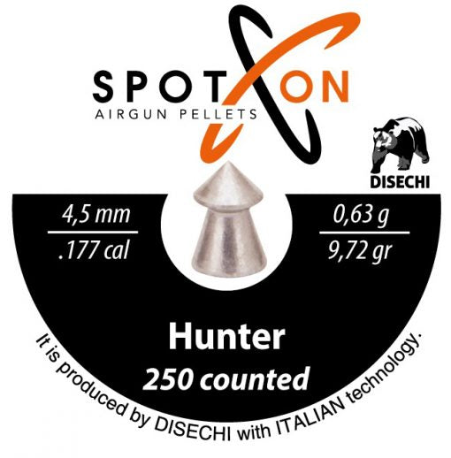 Spoton Hunter 250 Stk. 4,5mm(Cal.177) 1