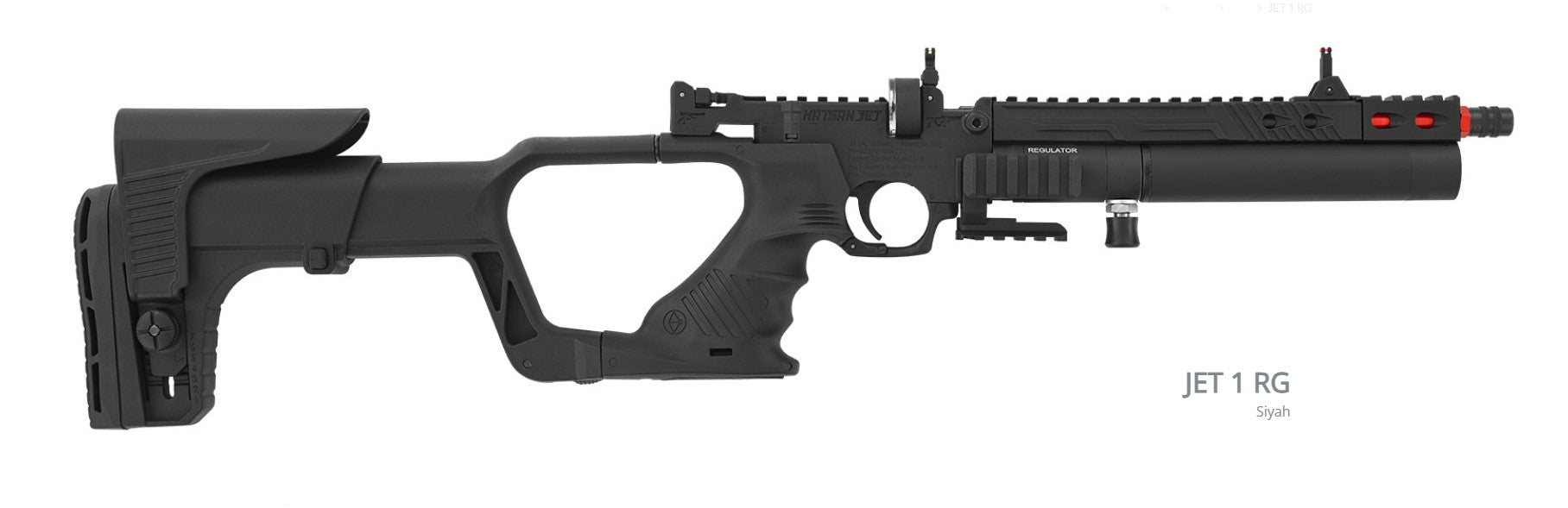 Hatsan JET I RG Luftgevær/Pistol, PCP, Sort luftcylinder, 4,5mm (Cal.177) 1