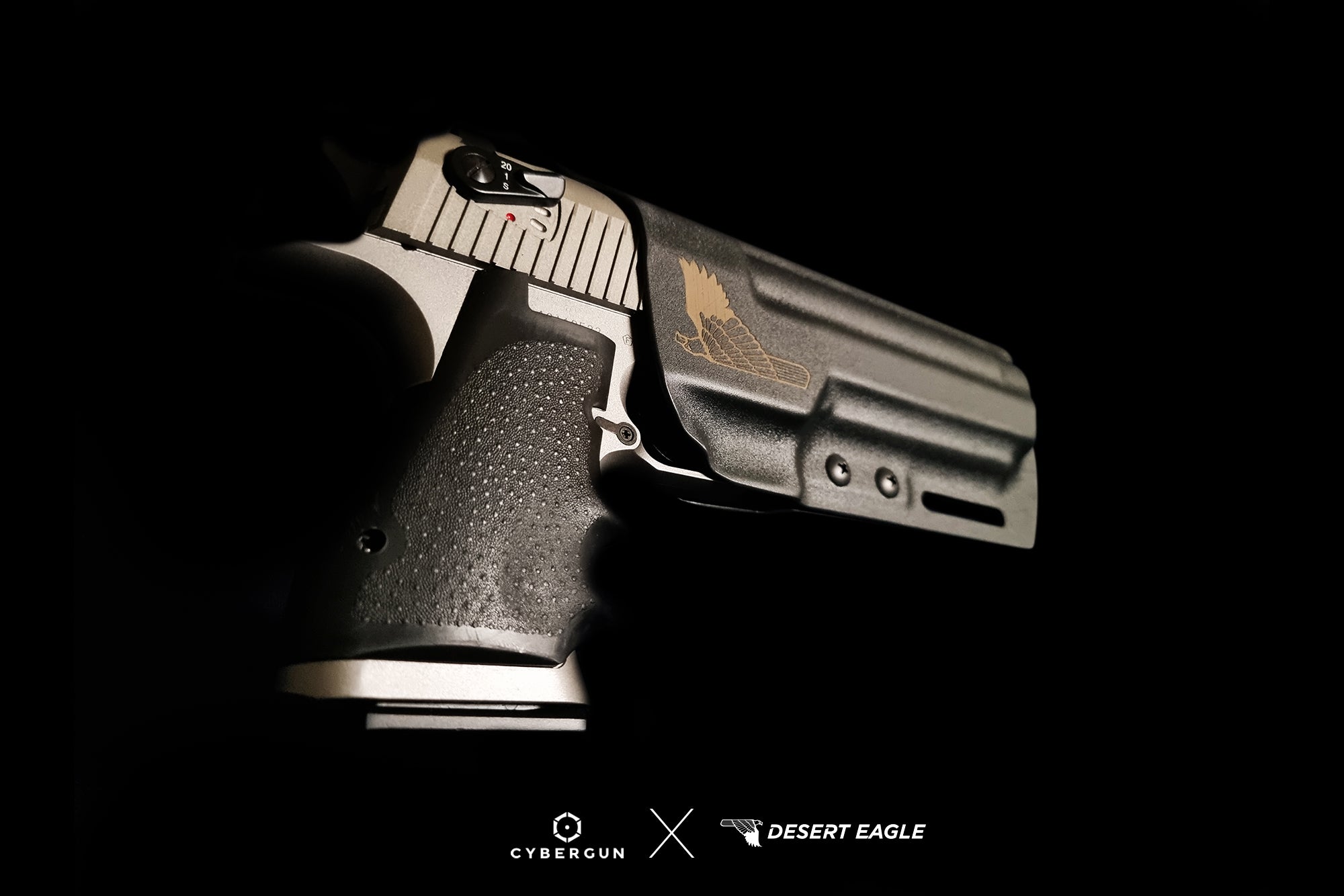 Bæltehylster til Desert Eagle modeller Polymer, Sort. 2