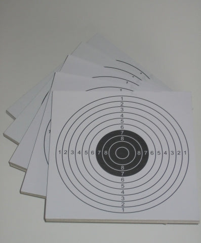 Skydeskiver 100 stk. til skydekasser 14x14 cm 1