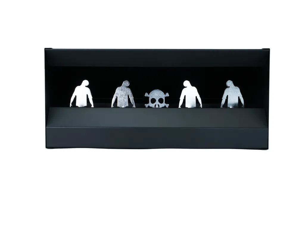 Zombie hit & reset pelletfælde, reaktivt system med 4 mål i Metal 1