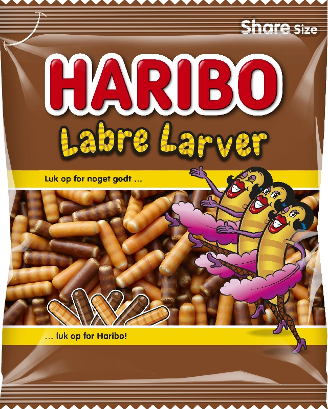 Haribo Labre Larver 120G