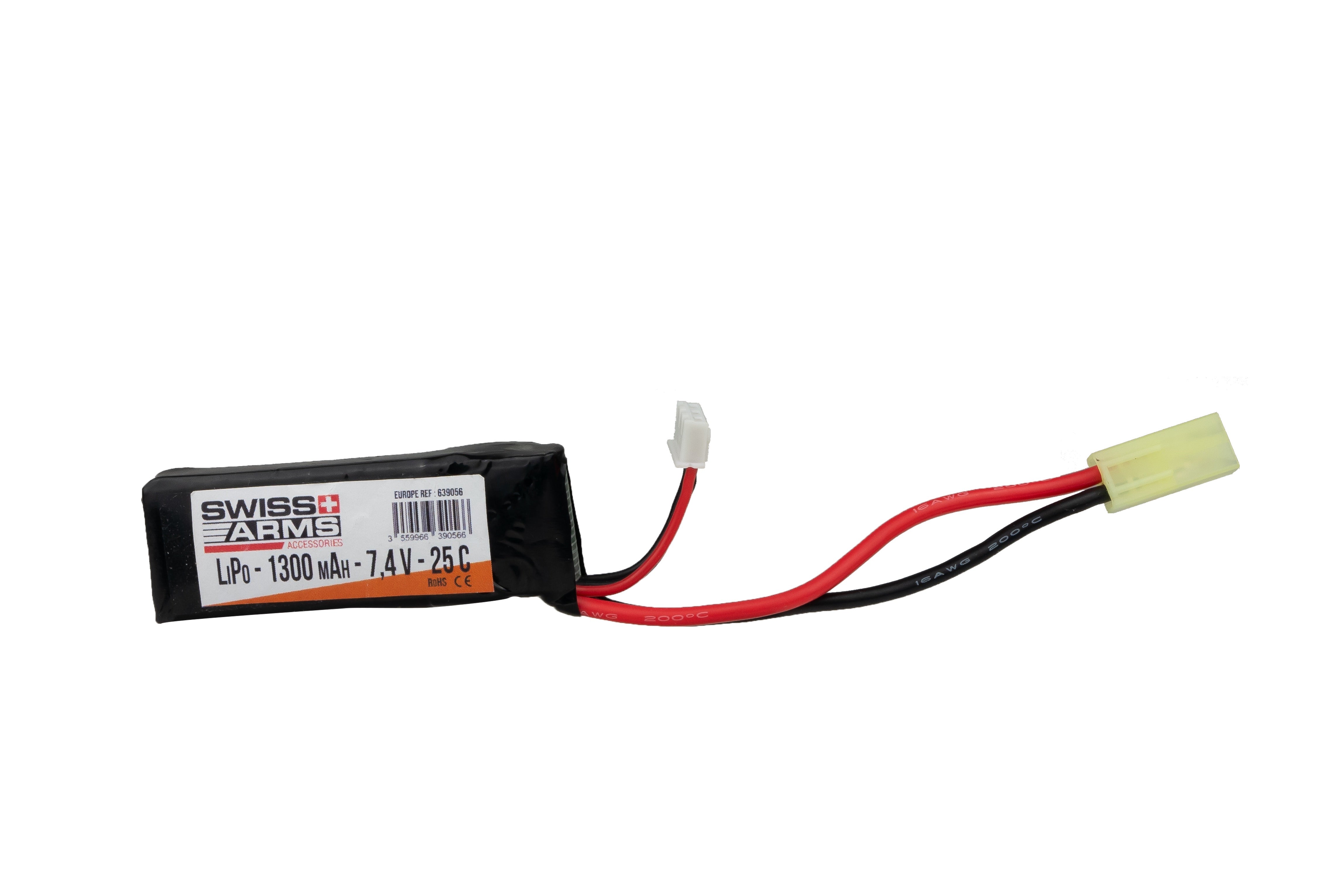Li-Po 7,4V 1300mAh, 25C, Batteri 1