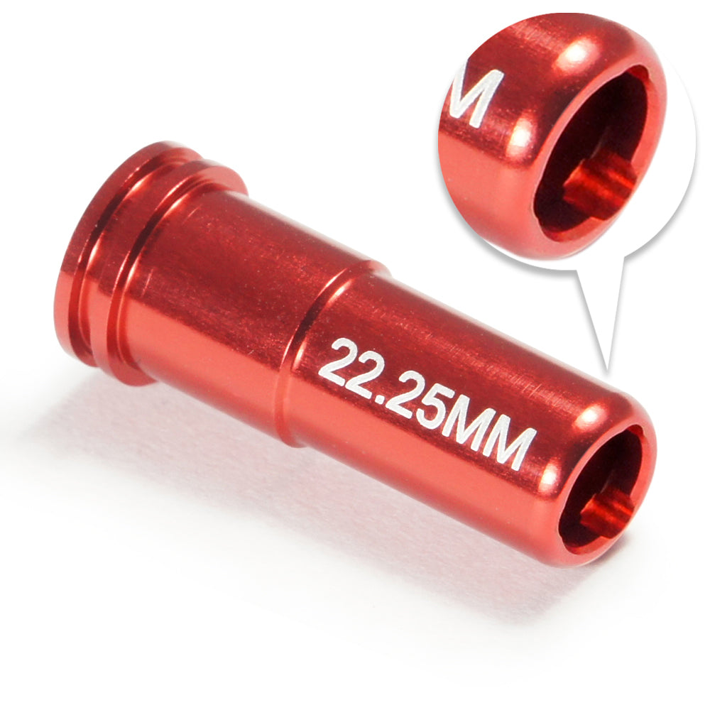 Maxx Model - CNC Aluminum Nozzle med Double O-Ring (22,25mm) til Airsoft AEG Series 3