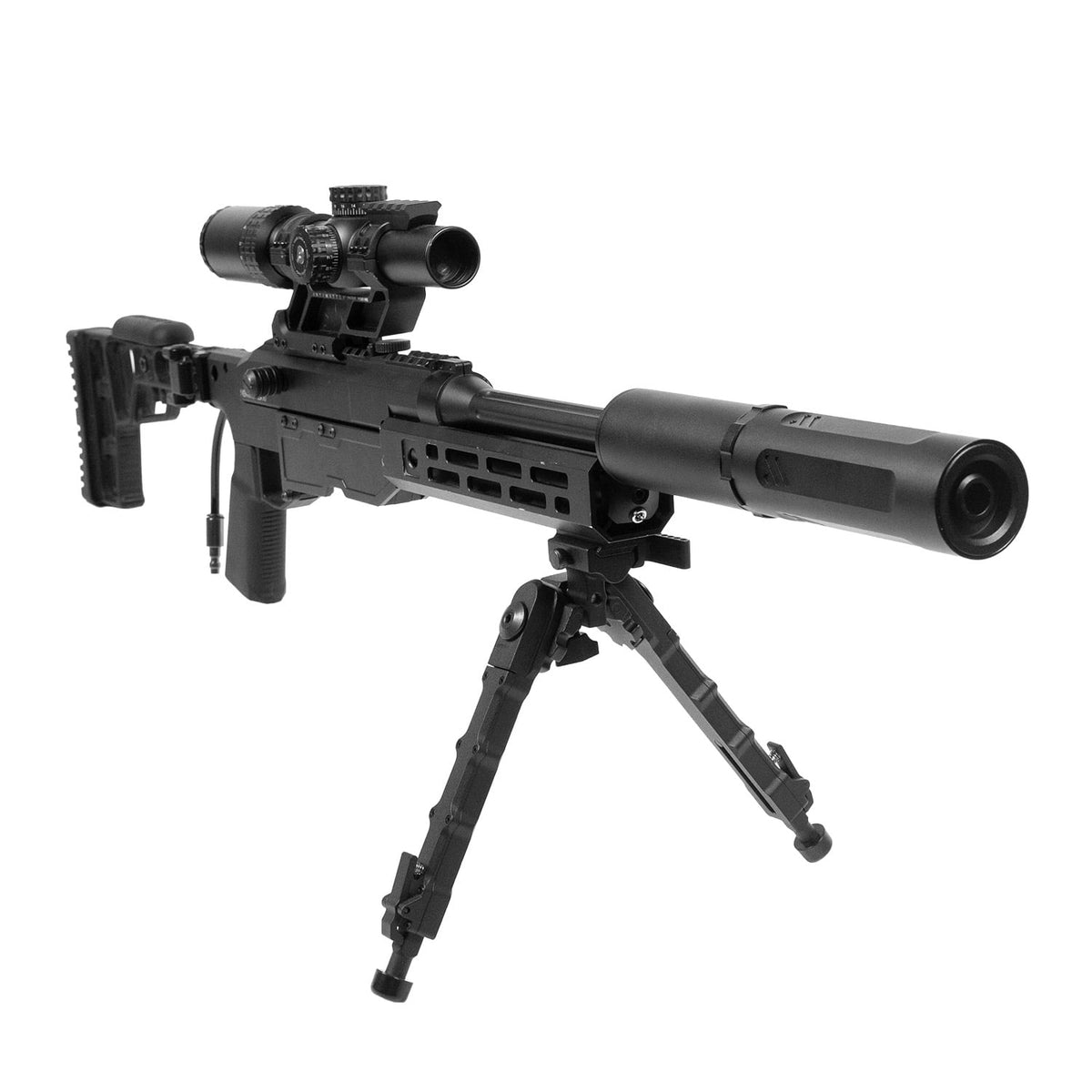 Novritsch - Overbarrel Mock Lyddæmper/Suppressor, 220mm x 40 mm