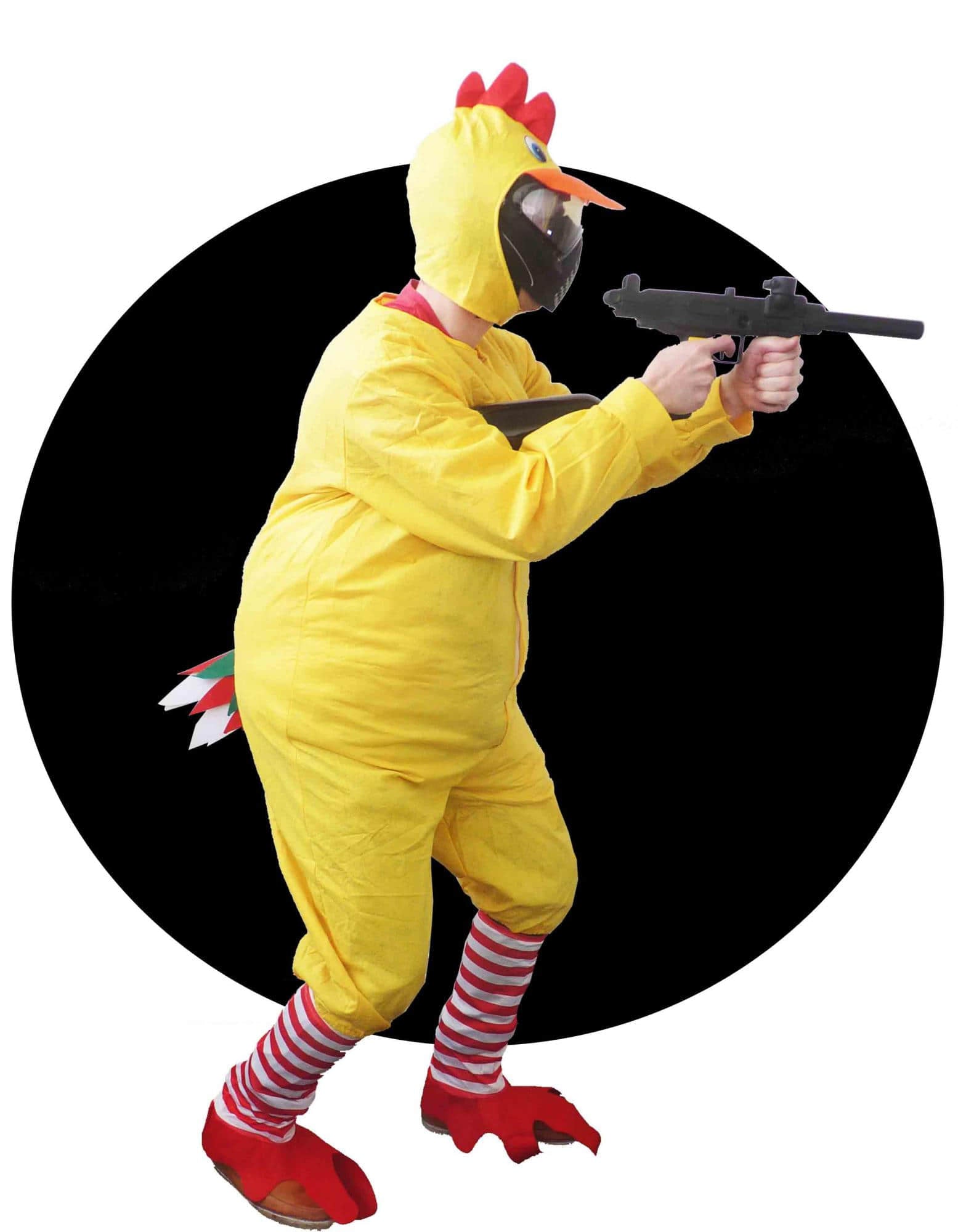 Kyllingedragt til Paintball