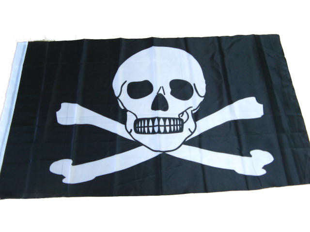 Piratflag 90 x 150 cm. 1