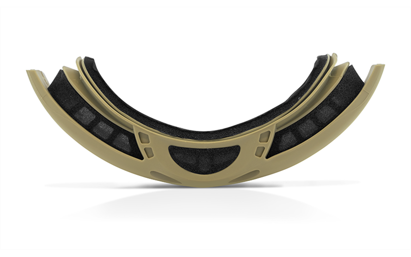 Wiley X - SPEAR DUAL LENS, Glas Grå/Klar/Lys Orange. / Stel Mat Sandfarve 2