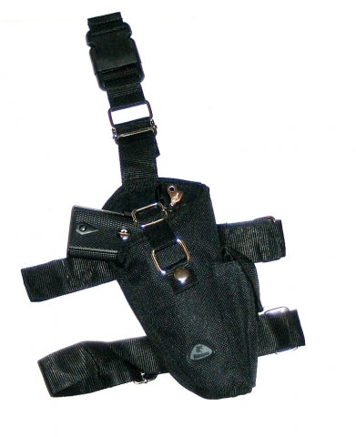 Lårhylster til pistol, højre, sort. 1