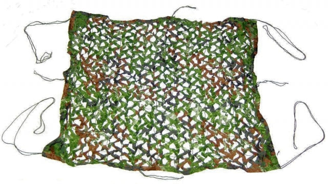 Camouflage net, Woodland, 1,2 x 1,0m, med snore 1