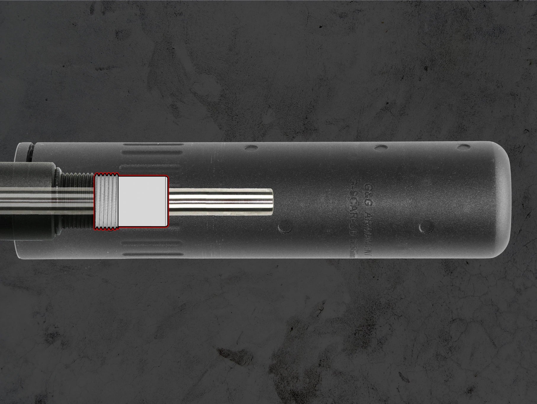 Airtech Studios - Universal 14mm CCW Suppressors IBS inderløb Løbsstabilisator 4