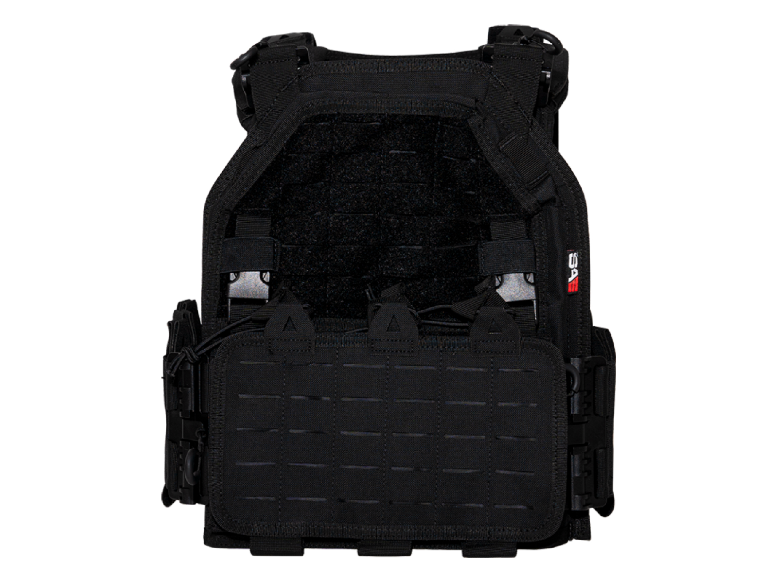 Swiss Arms Quick Detach Plate Carrier Vest, Sort, str. one size 1