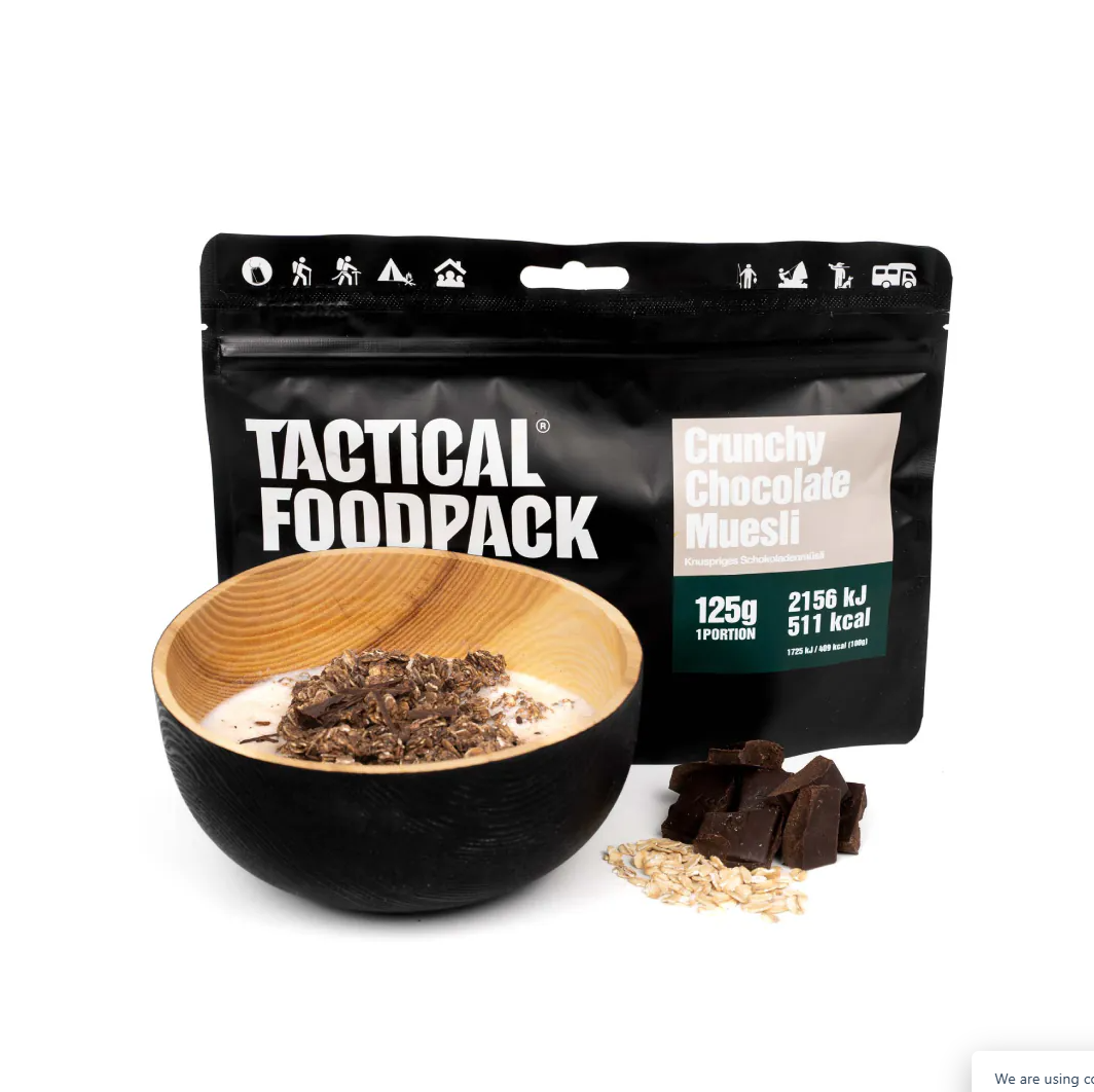 Tactical Foodpack Crunchy Müsli med Chokolade (511 Kcal) 1